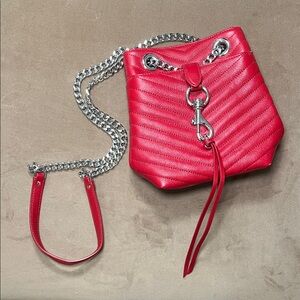 Rebecca Minkoff Red Chevron Crossbody Bag